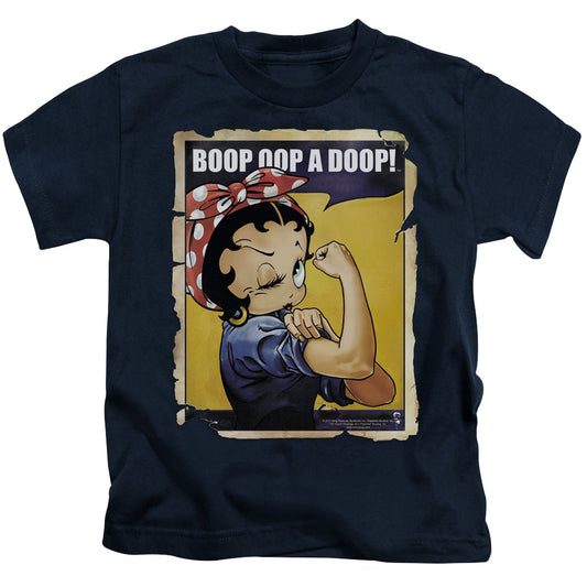 BETTY BOOP POWER - S/S JUVENILE 18/1 - NAVY - T-Shirt