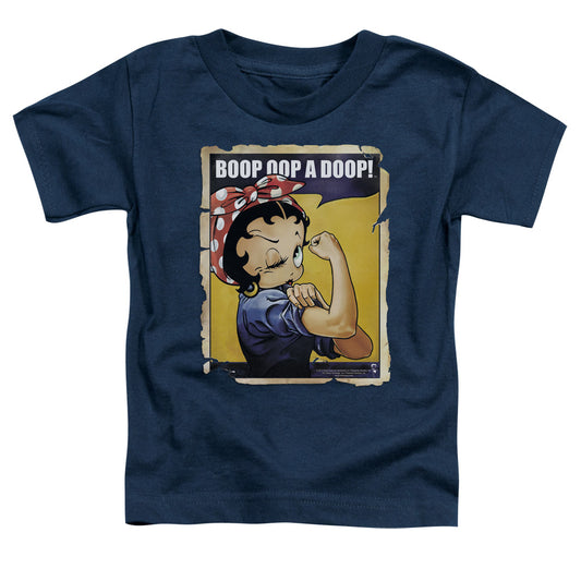 Betty Boop - Power - Short Sleeve Toddler Tee - Navy T-shirt
