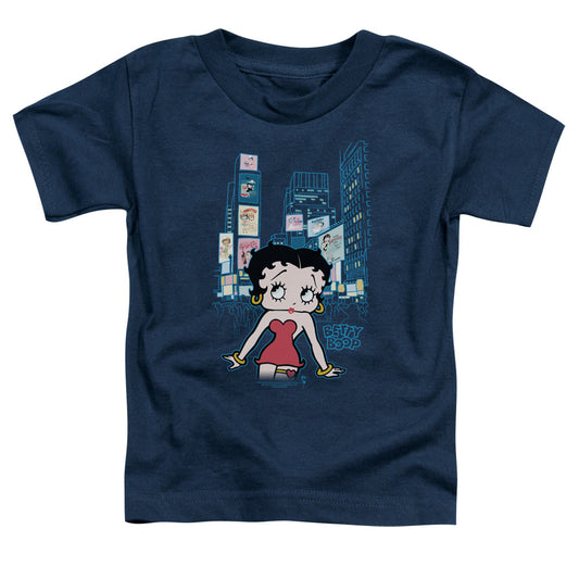 Betty Boop - Square - Short Sleeve Toddler Tee - Navy T-shirt