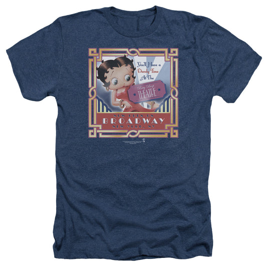 Betty Boop - On Broadway - Adult Heather - Navy