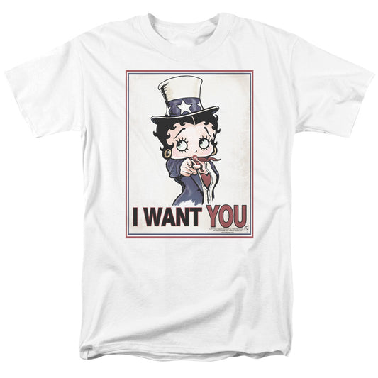 Betty Boop - Auntie Boop - Short Sleeve Adult 18/1 - White T-shirt