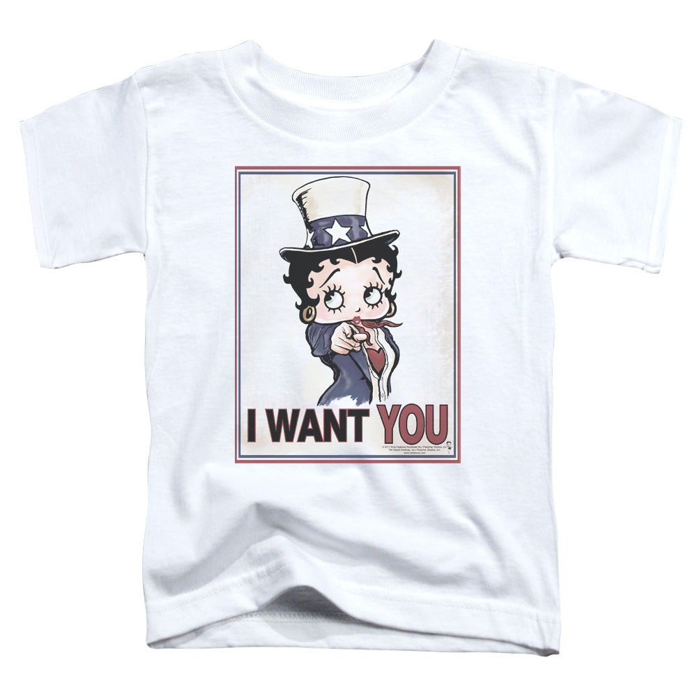 Betty Boop - Auntie Boop - Short Sleeve Toddler Tee - White T-shirt