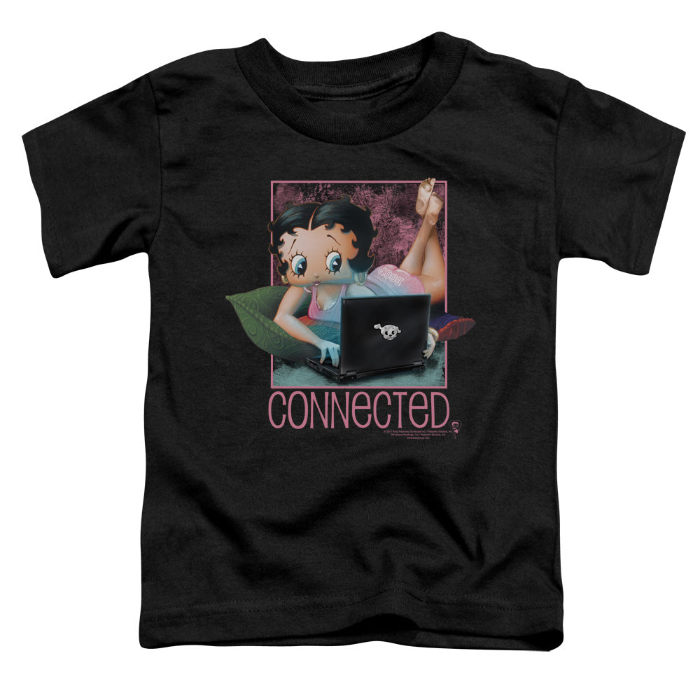 BETTY BOOP CONNECTED - S/S TODDLER TEE - BLACK - T-Shirt