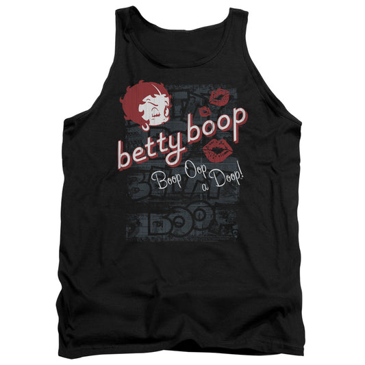 Betty Boop Boop Oop - Adult Tank - Black