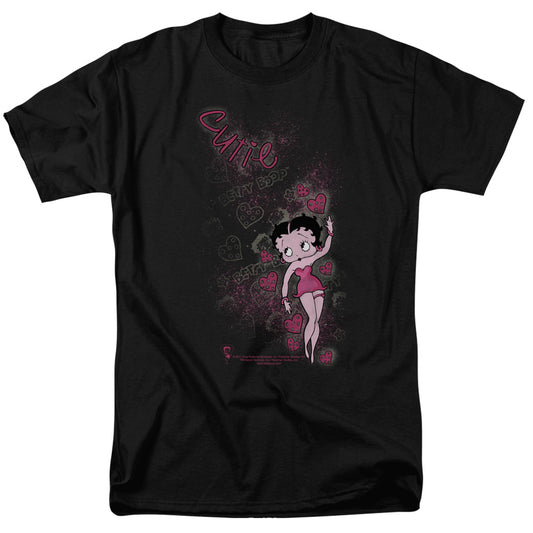 Betty Boop - Cutie - Short Sleeve Adult 18/1 - Black T-shirt