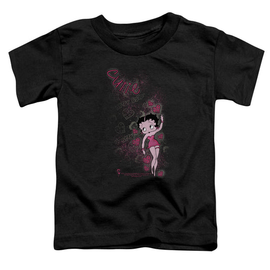 Betty Boop - Cutie - Short Sleeve Toddler Tee - Black T-shirt