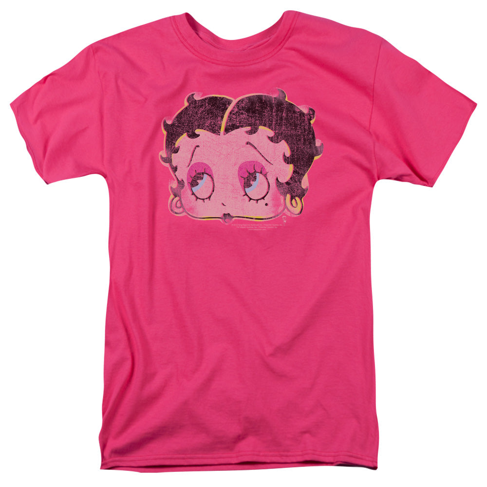 Betty Boop - Pop Art Boop - Short Sleeve Adult 18/1 - Hot Pink T-shirt