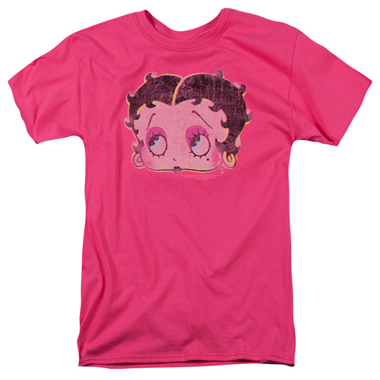 Betty Boop - Pop Art Boop - Short Sleeve Adult 18/1 - Hot Pink T-shirt