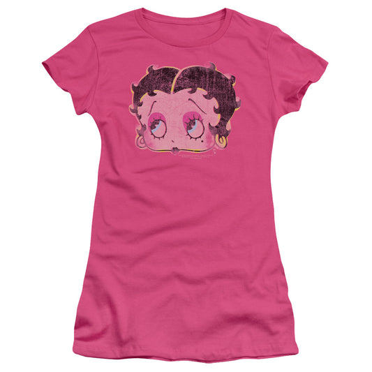 Betty Boop - Pop Art Boop - Short Sleeve Junior Sheer - Hot Pink T-shirt