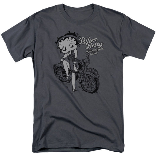 Betty Boop - Bbmc - Short Sleeve Adult 18/1 - Charcoal T-shirt