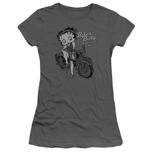 Betty Boop - Bbmc - Short Sleeve Junior Sheer - Charcoal T-shirt