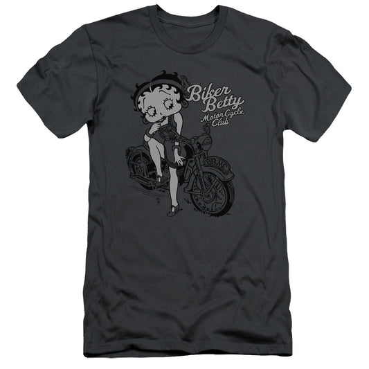 Betty Boop - Bbmc - Short Sleeve Adult 30/1 - Charcoal T-shirt