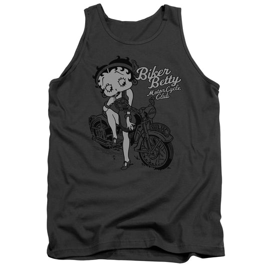 Betty Boop - Bbmc - Adult Tank - Charcoal