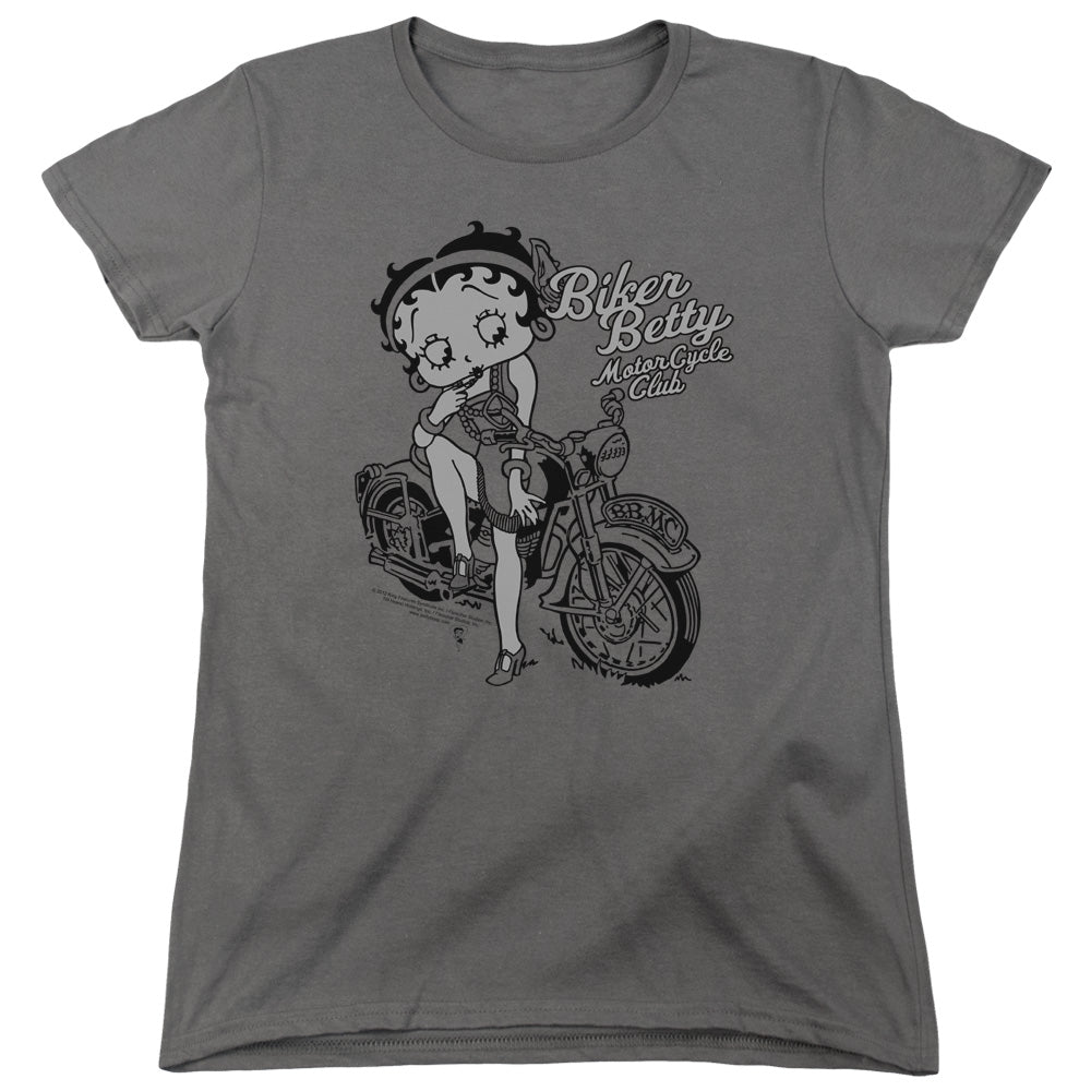 Betty Boop - Bbmc - Short Sleeve Womens Tee - Charcoal T-shirt