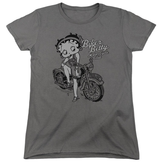Betty Boop - Bbmc - Short Sleeve Womens Tee - Charcoal T-shirt