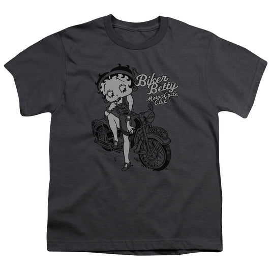 Betty Boop - Bbmc - Short Sleeve Youth 18/1 - Charcoal T-shirt