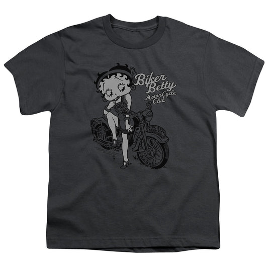 Betty Boop - Bbmc - Short Sleeve Youth 18/1 - Charcoal T-shirt