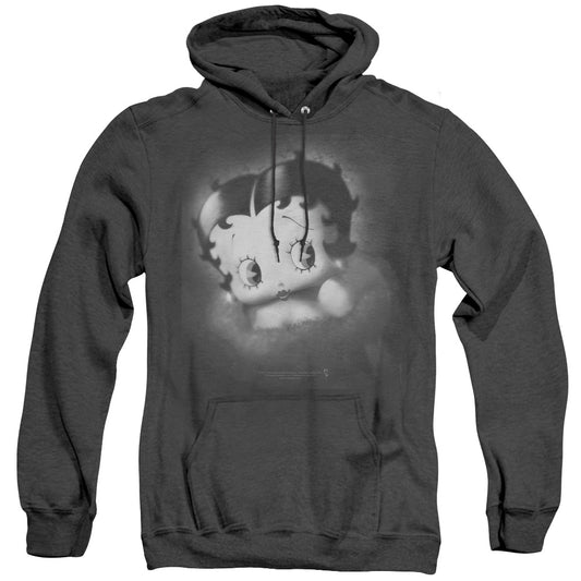 Betty Boop - Vintage Star - Adult Heather Hoodie - Black