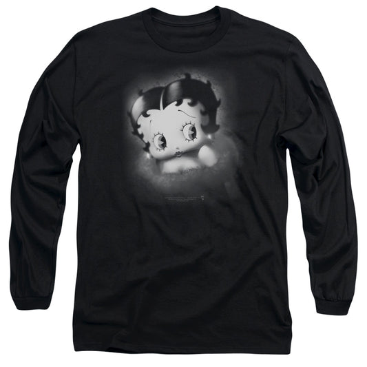 Betty Boop - Vintage Star - Long Sleeve Adult 18/1 - Black T-shirt