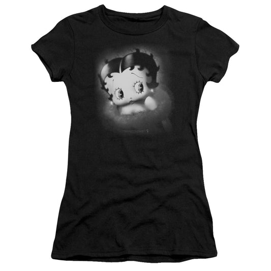 Betty Boop - Vintage Star - Short Sleeve Junior Sheer - Black T-shirt