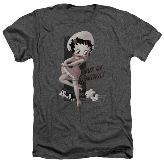 Betty Boop - Out Of Control - Adult Heather - Charcoal