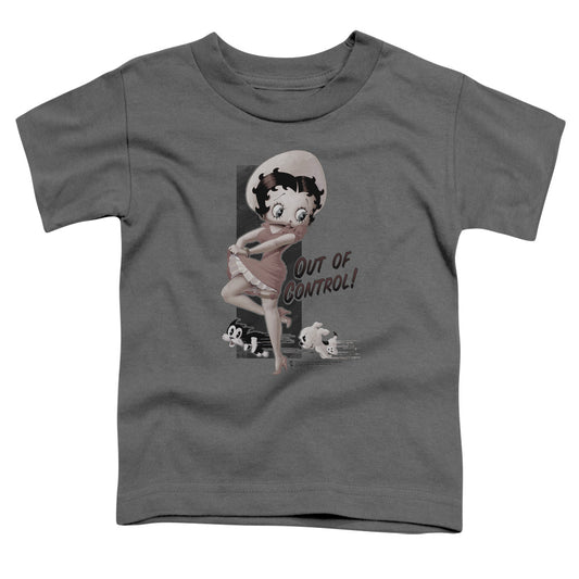 BETTY BOOP OUT OF CONTROL - S/S TODDLER TEE - CHARCOAL - T-Shirt