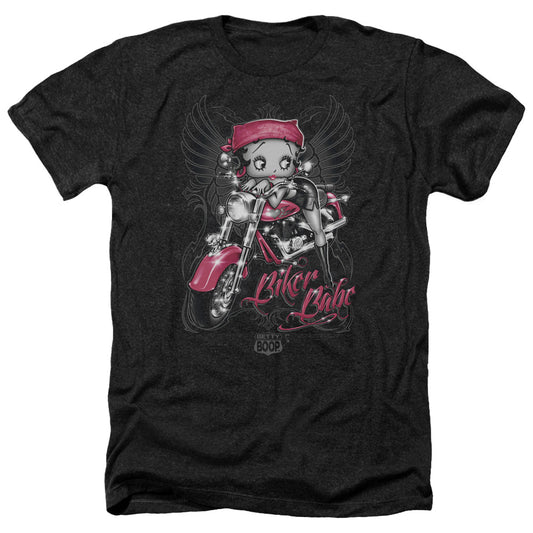 Betty Boop - Biker Babe - Adult Heather-black