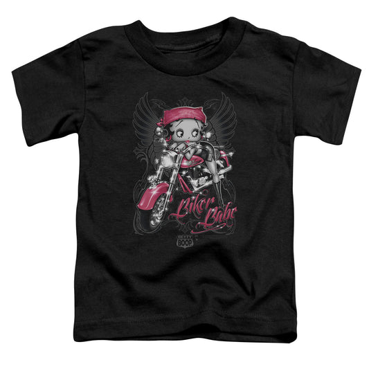 Betty Boop - Biker Babe - Short Sleeve Toddler Tee - Black T-shirt