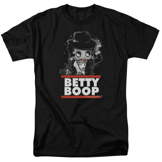 Betty Boop - Bling Bling Boop - Short Sleeve Adult 18/1 - Black T-shirt