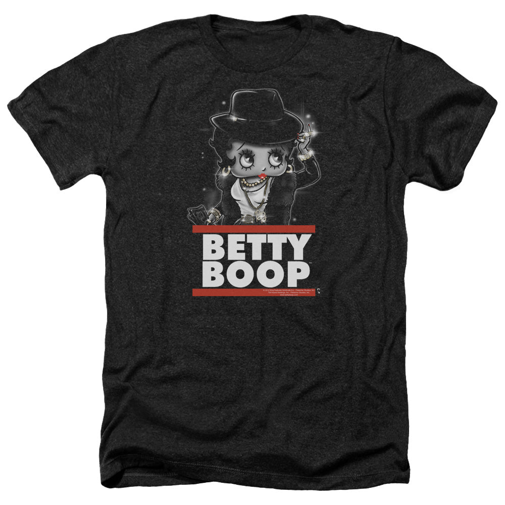 Betty Boop - Bling Bling Boop - Adult Heather-black