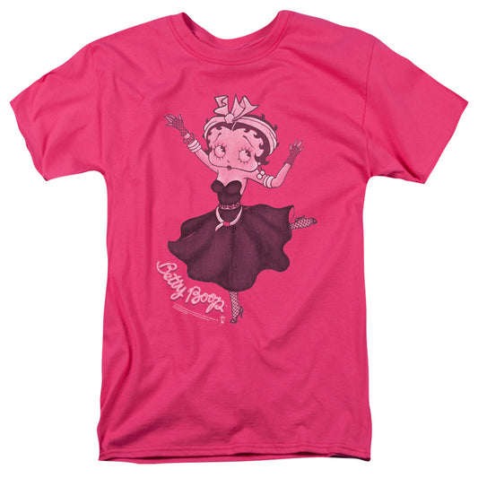 Betty Boop - Gypsy Betty - Short Sleeve Adult 18/1 - Hot Pink T-shirt