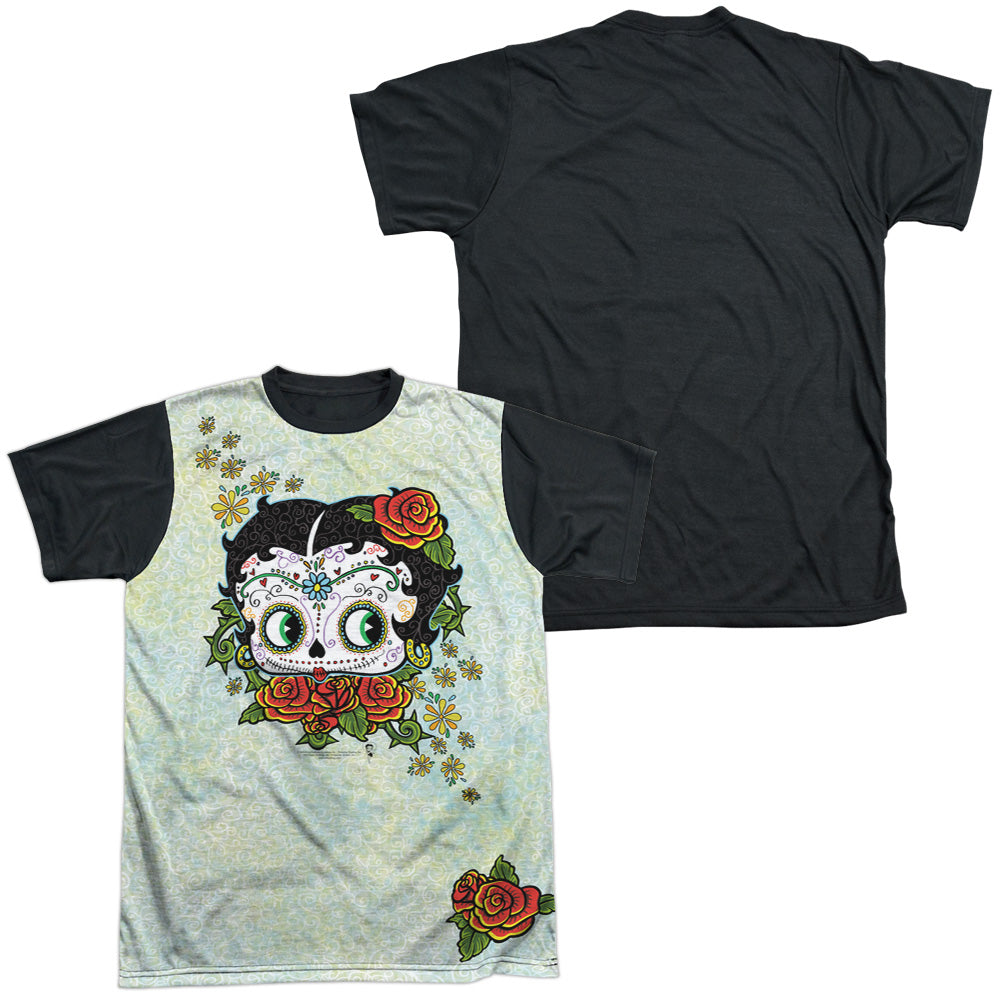 Betty Boop - Sugar Boop - Short Sleeve Adult White Front Black Back   - White T-shirt