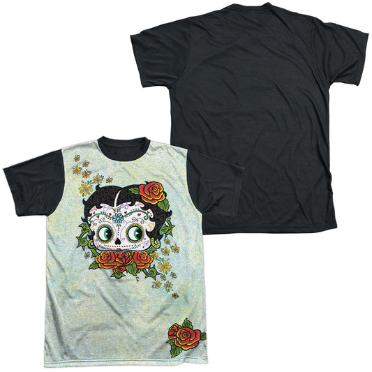 Betty Boop - Sugar Boop - Short Sleeve Adult White Front Black Back   - White T-shirt