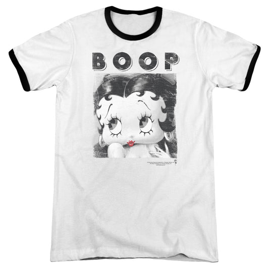 Betty Boop - Not Fade Away - Adult Ringer - White/black