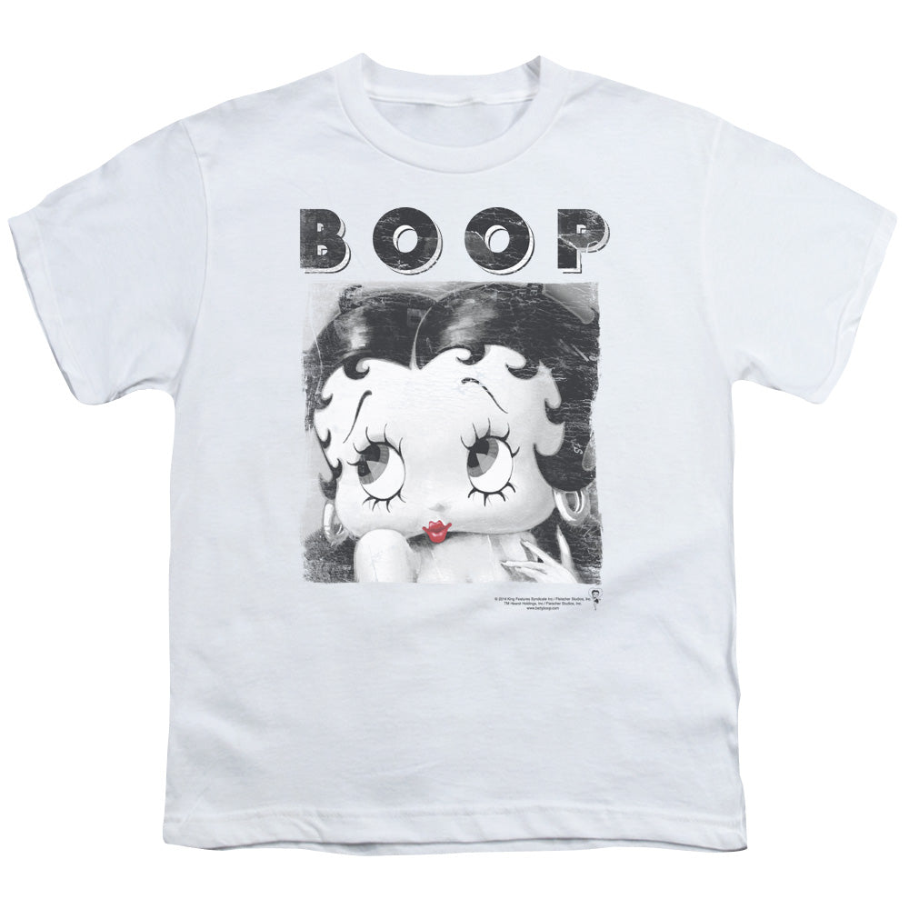 Betty Boop - Not Fade Away - Short Sleeve Youth 18/1 - White T-shirt