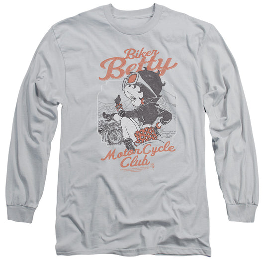Betty Boop - Bbmc - Long Sleeve Adult 18/1 - Silver T-shirt