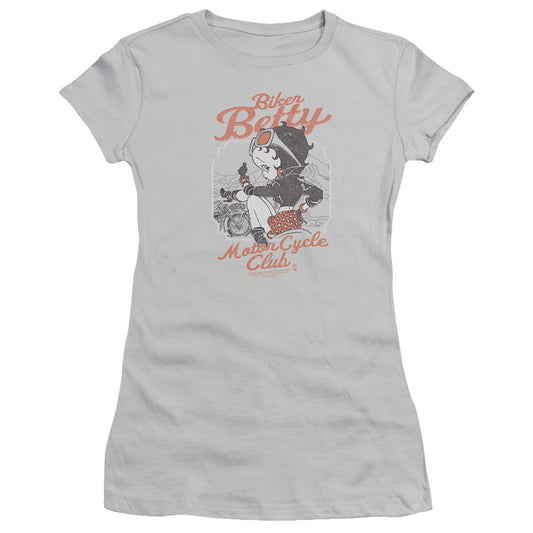 Betty Boop - Bbmc - Short Sleeve Junior Sheer - Silver T-shirt
