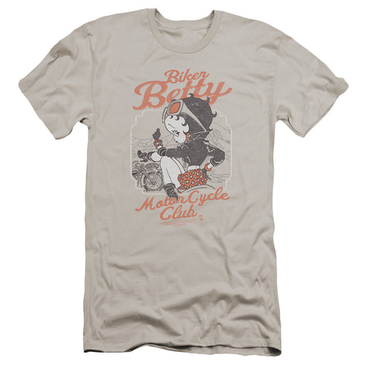 Betty Boop - Bbmc-premuim Canvas Adult Slim Fit 30/1 - Silver