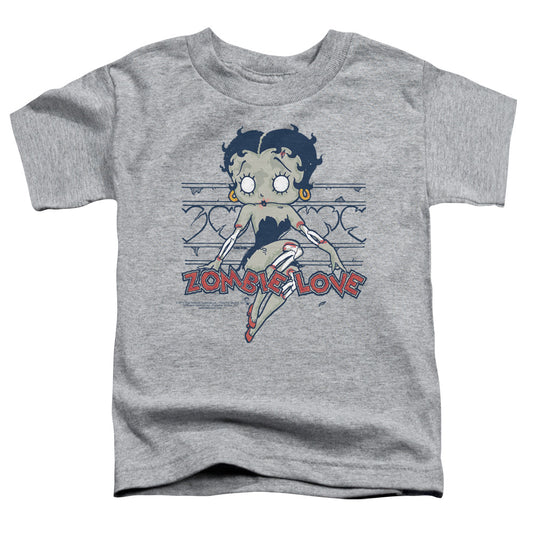 Betty Boop - Zombie Pinup - Short Sleeve Toddler Tee - Athletic Heather T-shirt