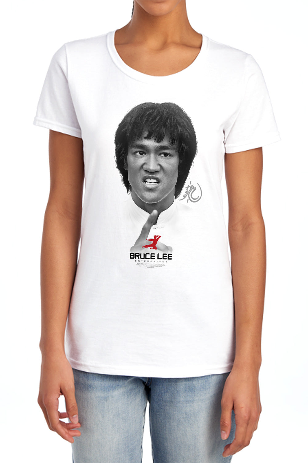 Bruce Lee - Self Help - Short Sleeve Womens Tee - White T-shirt