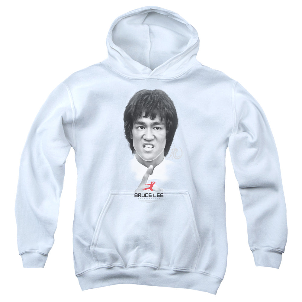 Bruce Lee - Self Help - Youth Pull-over Hoodie - White