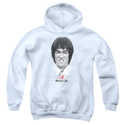Bruce Lee - Self Help - Youth Pull-over Hoodie - White