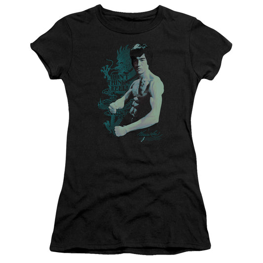 Bruce Lee - Feel - Short Sleeve Junior Sheer - Black T-shirt