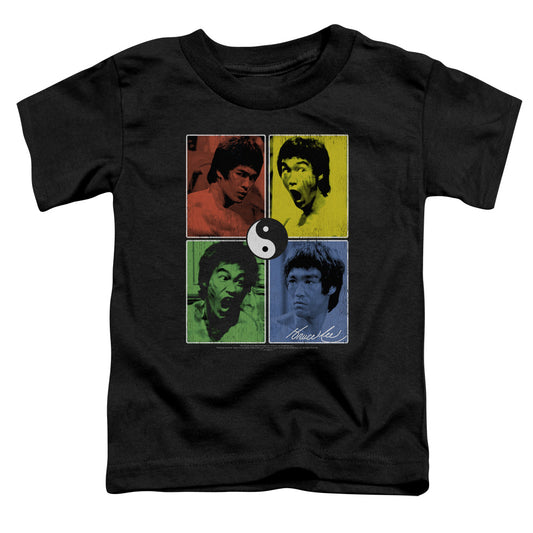 Bruce Lee - Enter Color Block - Short Sleeve Toddler Tee - Black T-shirt