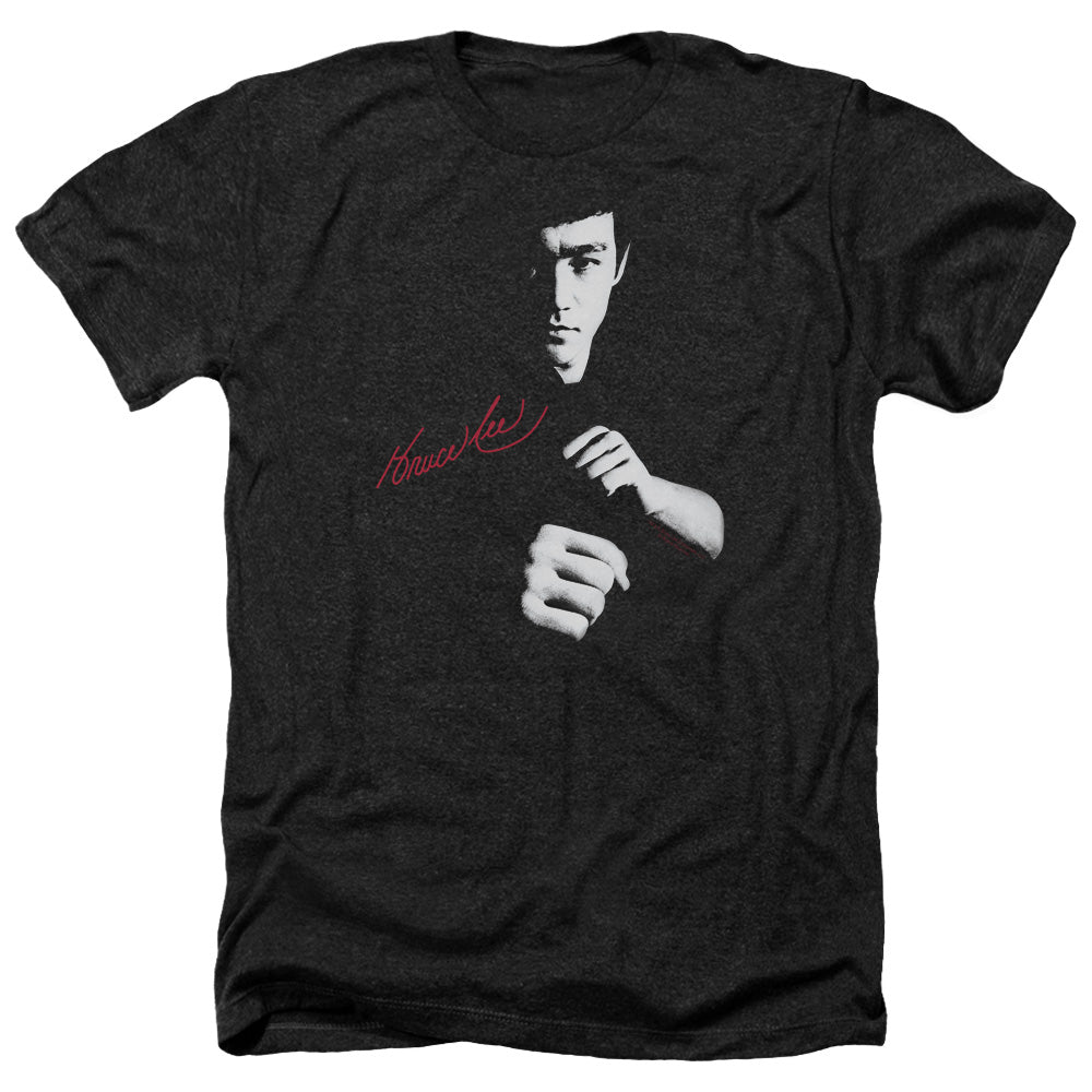 Bruce Lee - The Dragon Awaits - Adult Heather-black