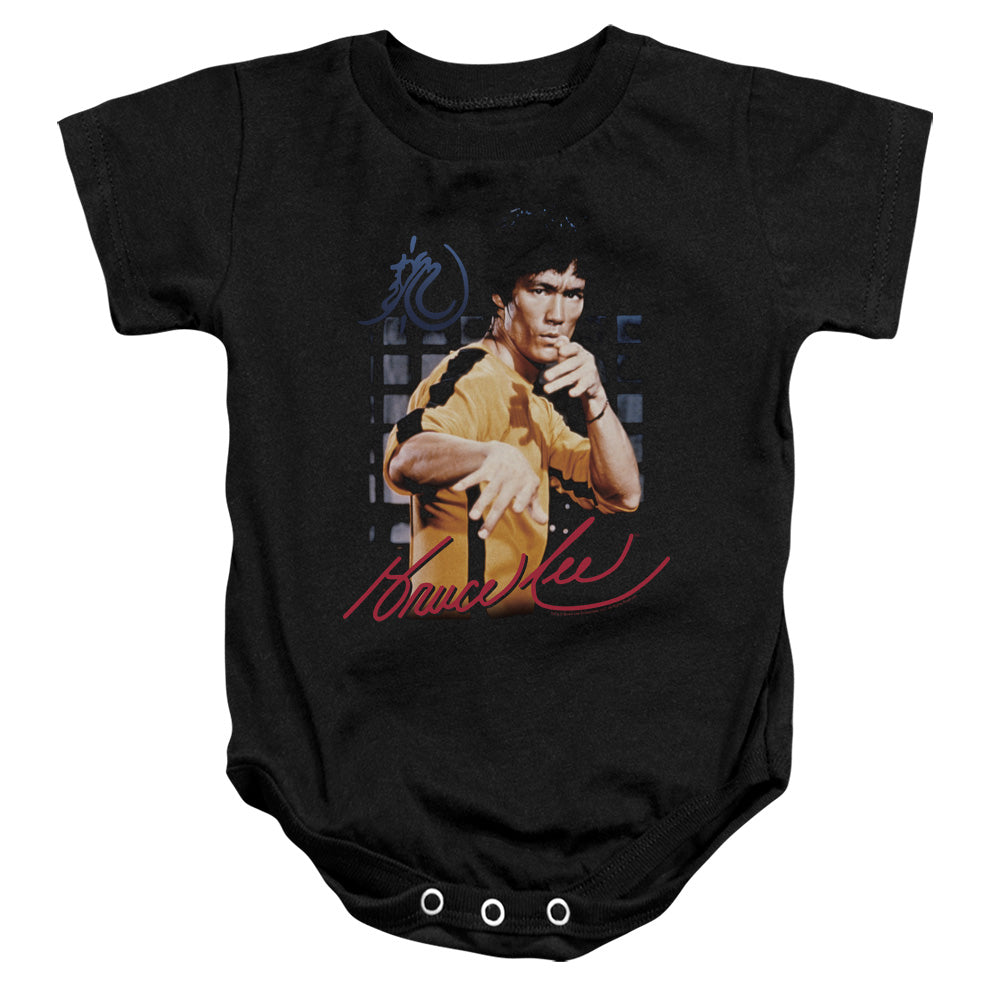 Bruce Lee - Yellow Jumpsuit-infant Snapsuit - Black