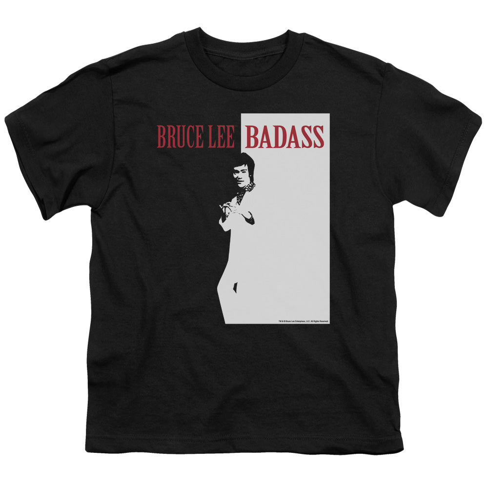 Bruce Lee - Badass - Short Sleeve Youth 18/1 - Black T-shirt