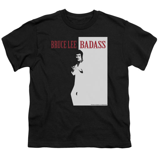 Bruce Lee - Badass - Short Sleeve Youth 18/1 - Black T-shirt