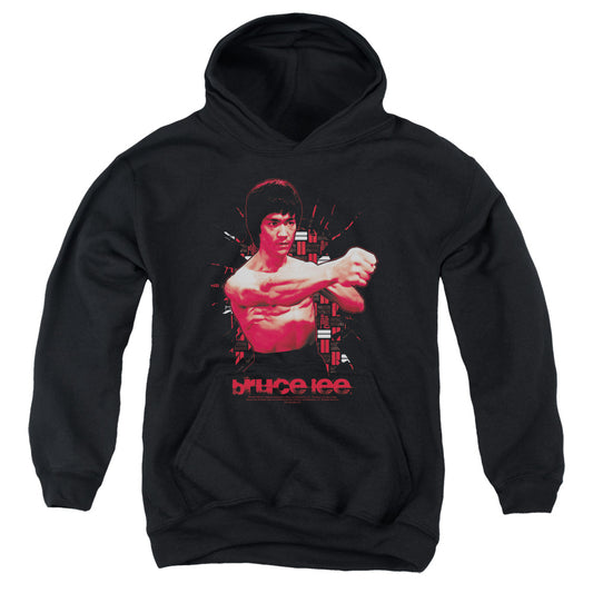 Bruce Lee - The Shattering Fist - Youth Pull-over Hoodie - Black