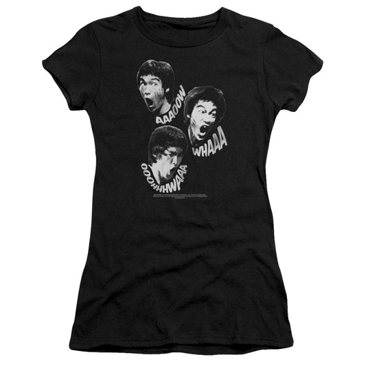 Bruce Lee - Sounds Of The Dragon - Short Sleeve Junior Sheer - Black T-shirt